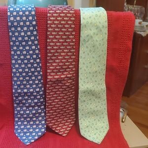 Vineyard vines necktie trio hand picked by Shep and Ian